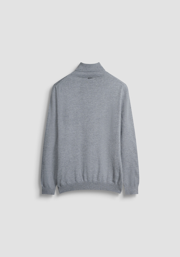 REGULAR FIT WOOL AND CASHMERE BLEND SWEATER WITH COLLAR - Antony Morato Online Shop