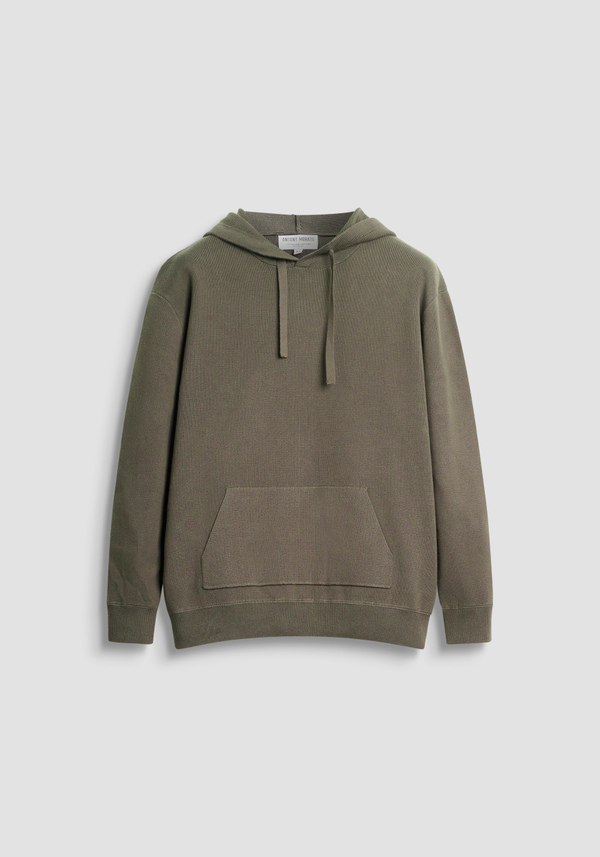 HOODIE COUPE RELAXED EN MÉLANGE DE COTON DOUX AU TOUCHER - Antony Morato Online Shop