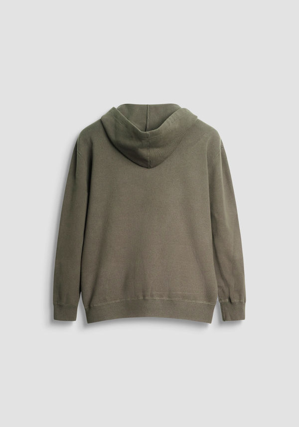 HOODIE COUPE RELAXED EN MÉLANGE DE COTON DOUX AU TOUCHER - Antony Morato Online Shop