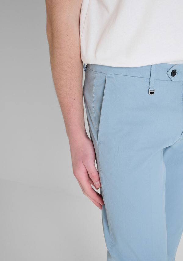 "BRYAN" STRETCH COTTON SKINNY FIT TROUSERS - Antony Morato Online Shop
