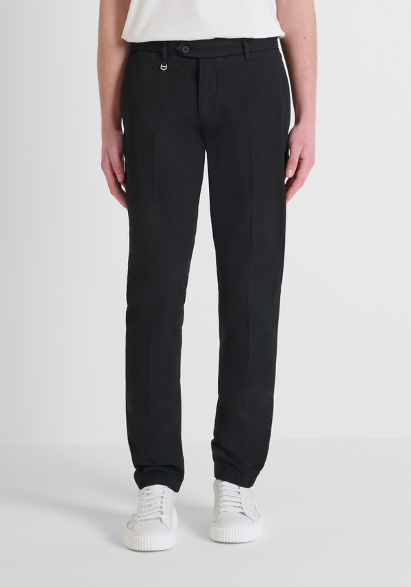 "BRYAN" STRETCH COTTON SKINNY FIT TROUSERS - Antony Morato Online Shop