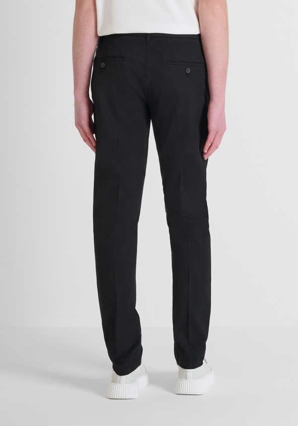"BRYAN" STRETCH COTTON SKINNY FIT TROUSERS - Antony Morato Online Shop