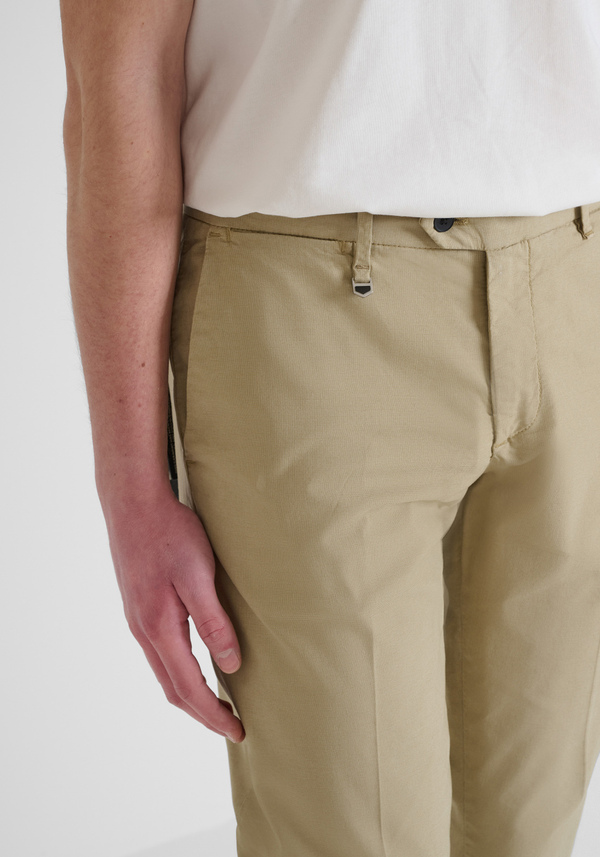 "BRYAN" SKINNY FIT STRETCH COTTON TROUSERS - Antony Morato Online Shop