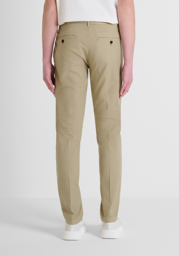 "BRYAN" SKINNY FIT STRETCH COTTON TROUSERS - Antony Morato Online Shop