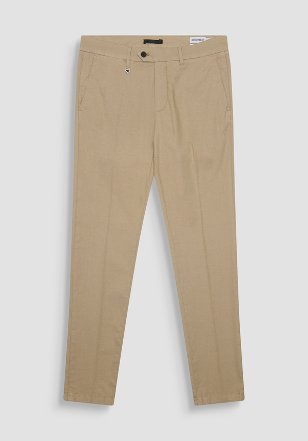 "BRYAN" SKINNY FIT STRETCH COTTON TROUSERS - Antony Morato Online Shop