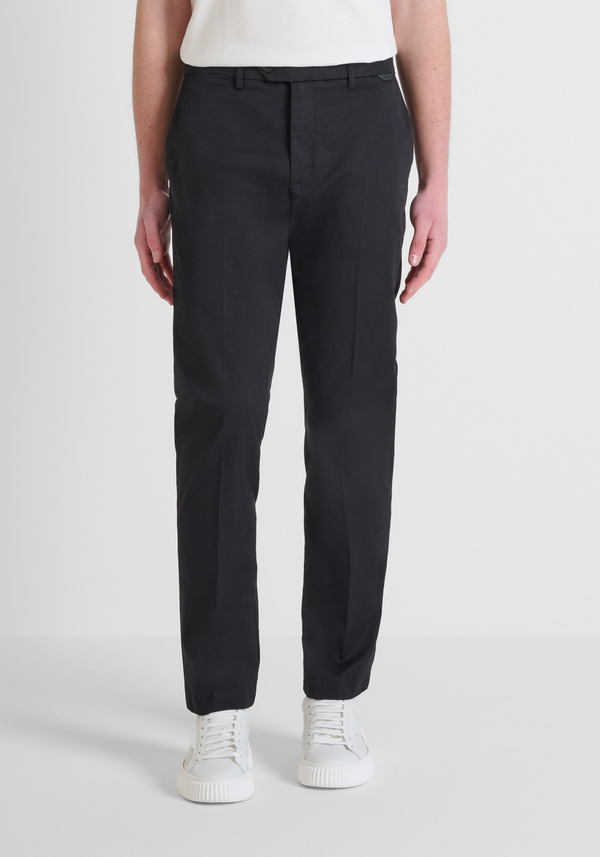 "BRYAN" STRETCH COTTON BLEND SKINNY FIT TROUSERS - Antony Morato Online Shop