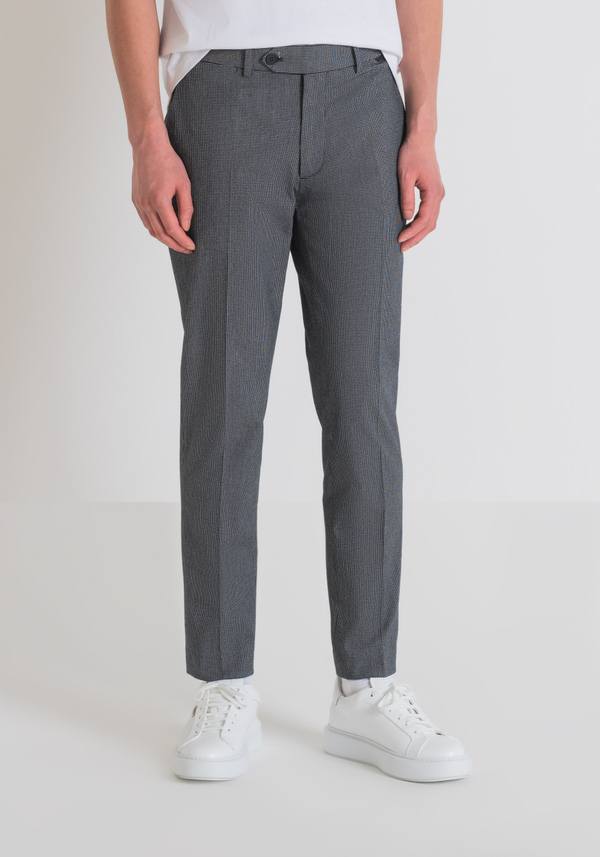 “MARK” SLIM FIT PANTS IN STRETCH COTTON - Antony Morato Online Shop