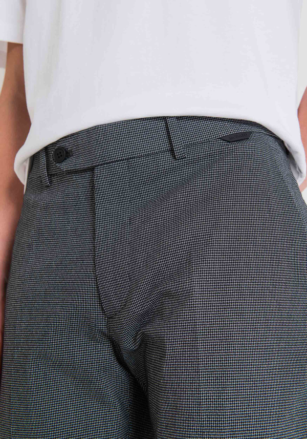 “MARK” SLIM FIT PANTS IN STRETCH COTTON - Antony Morato Online Shop