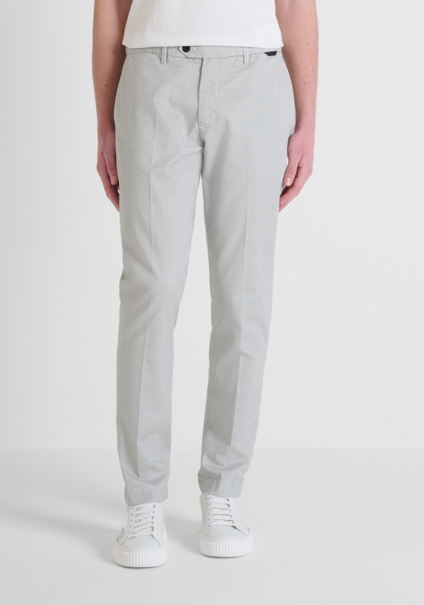 "MARK" SLIM FIT COTTON BLEND TROUSERS - Antony Morato Online Shop