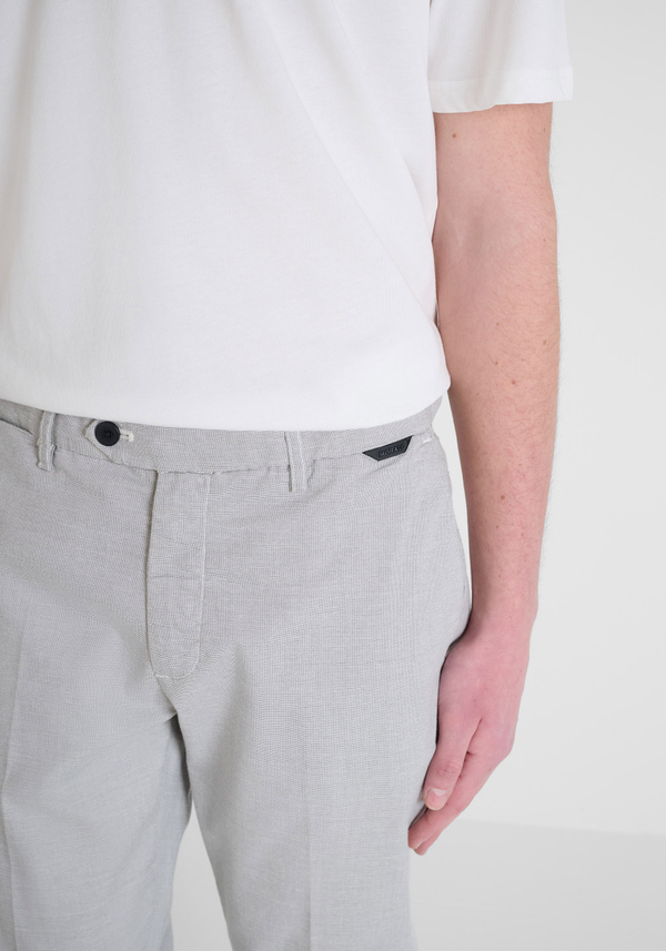 "MARK" SLIM FIT COTTON BLEND TROUSERS - Antony Morato Online Shop