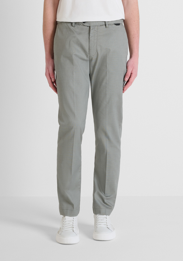 "MARK" SLIM FIT COTTON BLEND TROUSERS - Antony Morato Online Shop