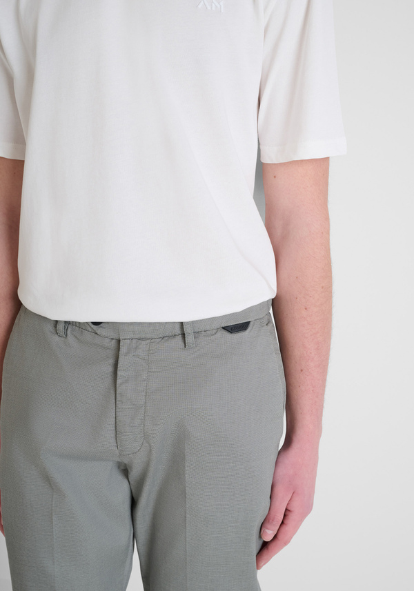 "MARK" SLIM FIT COTTON BLEND TROUSERS - Antony Morato Online Shop