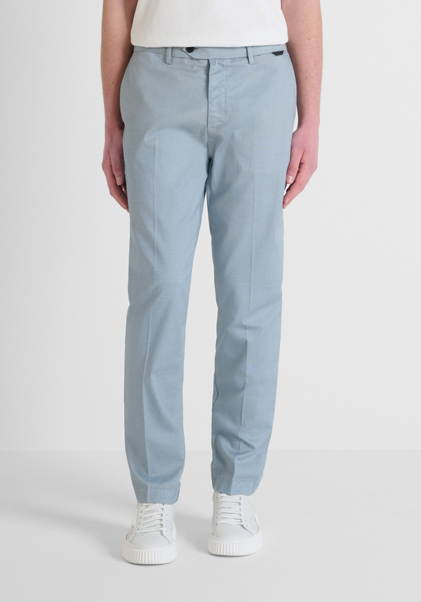 "MARK" SLIM FIT COTTON BLEND TROUSERS - Antony Morato Online Shop