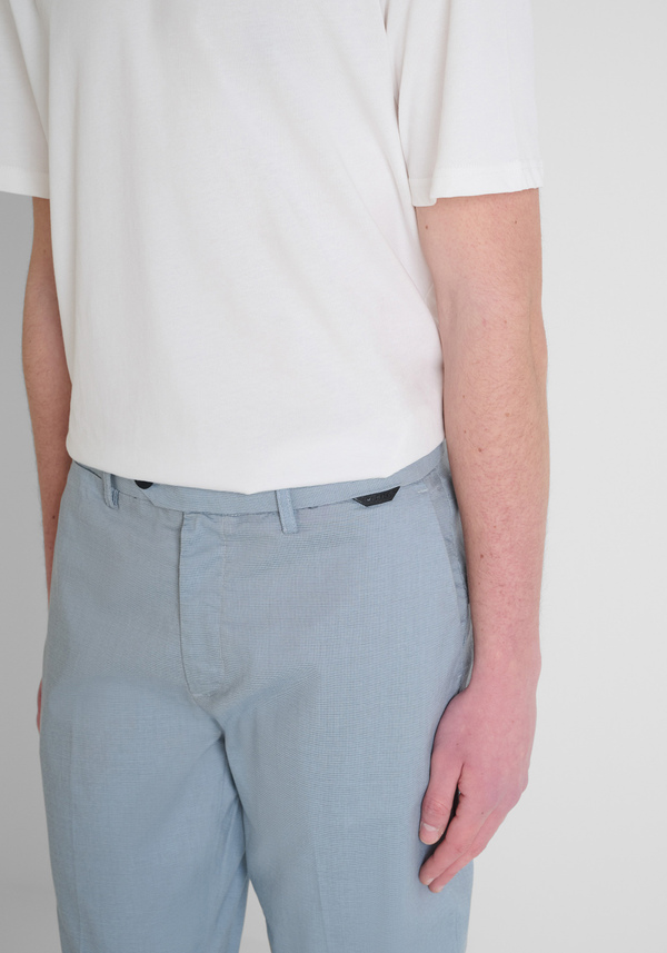 "MARK" SLIM FIT COTTON BLEND TROUSERS - Antony Morato Online Shop