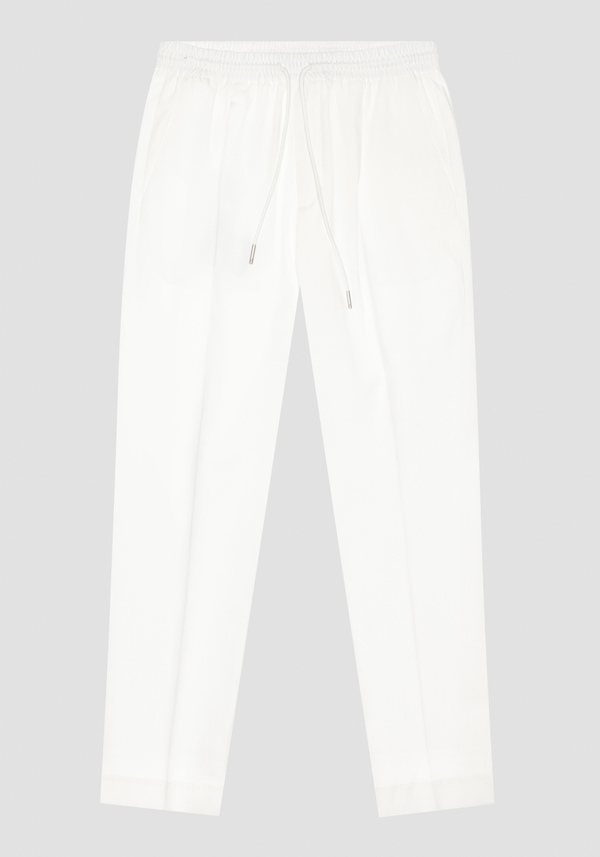 REGULAR FIT "NEIL" PANTS IN FLAMED COTTON BLEND - Antony Morato Online Shop