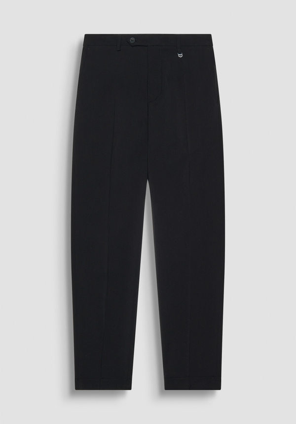 SLIM ANKLE LENGTH FIT "RAD" TROUSERS IN ELASTIC VISCOSE - Antony Morato Online Shop