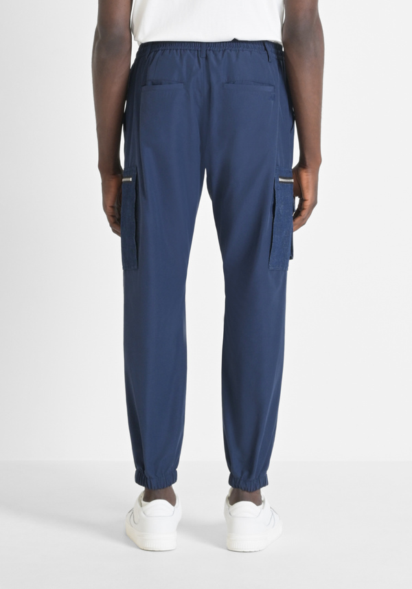 "LARRY" REGULAR FIT TROUSERS IN WATERPROOF COTTON BLEND - Antony Morato Online Shop