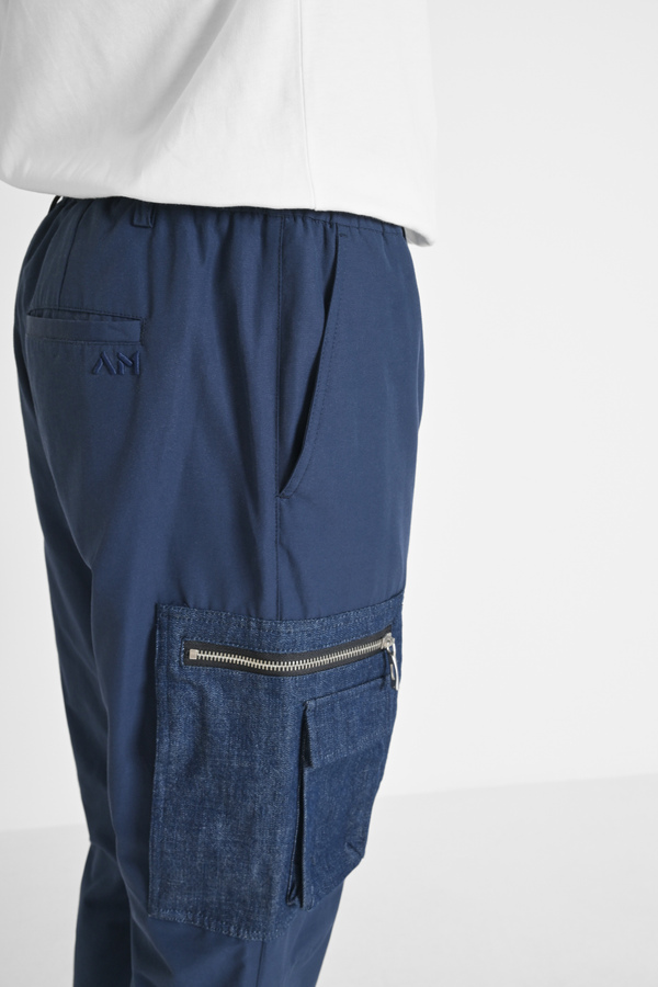 "LARRY" REGULAR FIT TROUSERS IN WATERPROOF COTTON BLEND - Antony Morato Online Shop