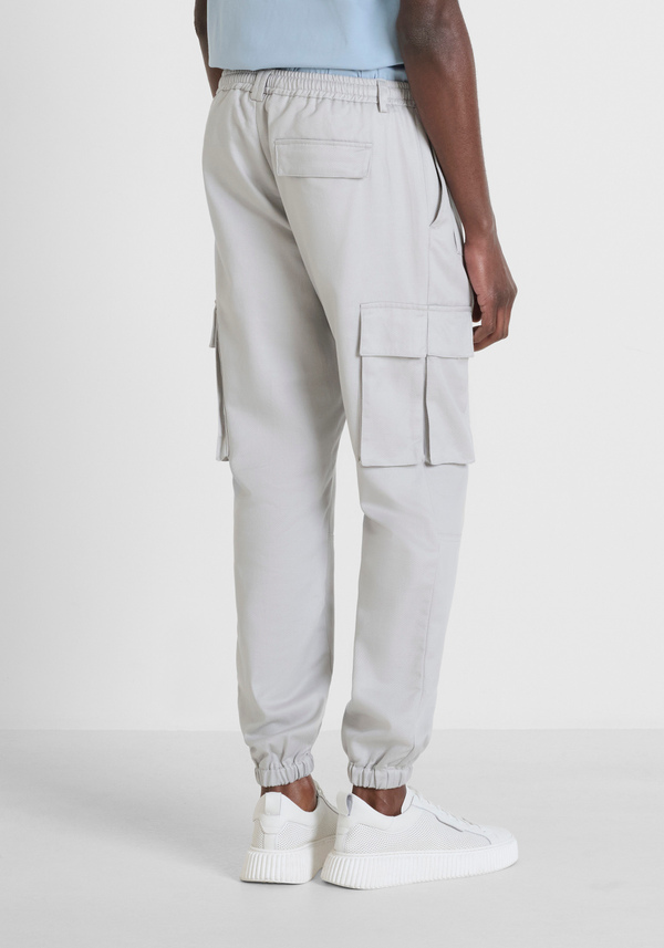 "DYLAN" REGULAR FIT COTTON BLEND CARGO TROUSERS - Antony Morato Online Shop