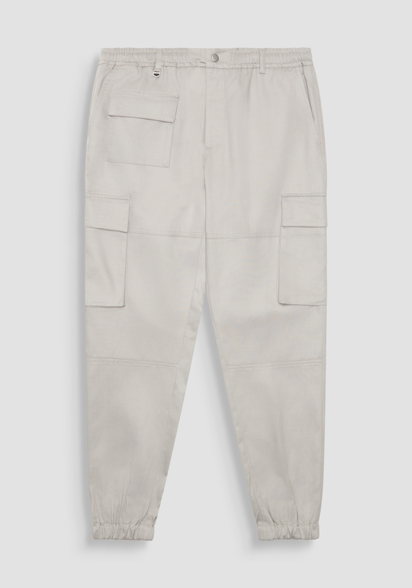 "DYLAN" REGULAR FIT COTTON BLEND CARGO TROUSERS - Antony Morato Online Shop