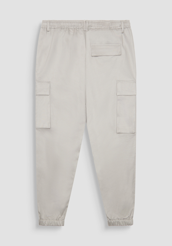 "DYLAN" REGULAR FIT COTTON BLEND CARGO TROUSERS - Antony Morato Online Shop