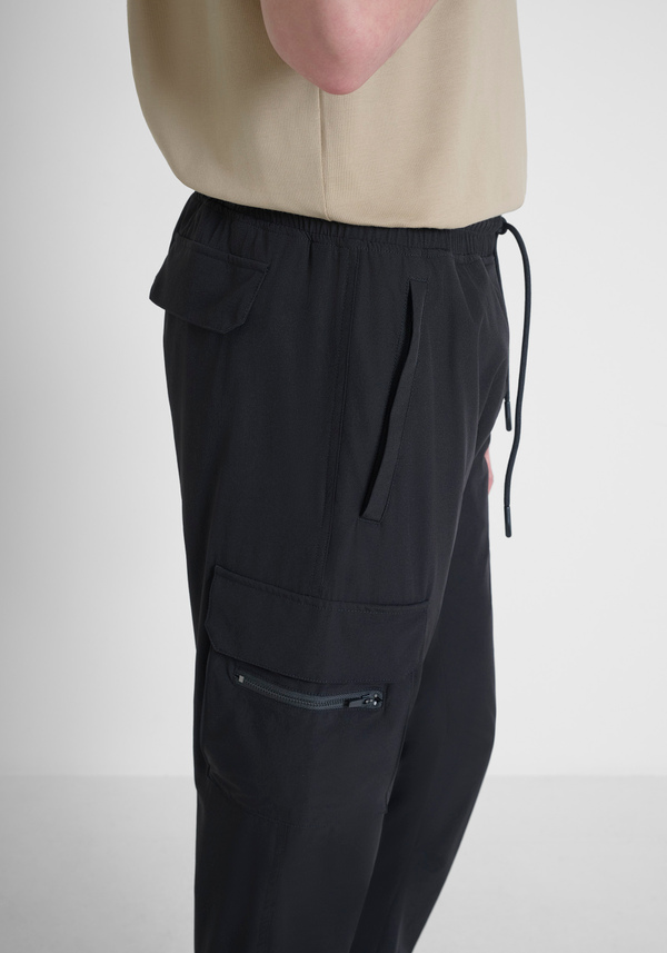 "VINCENT" ELASTIC REGULAR FIT TROUSERS - Antony Morato Online Shop