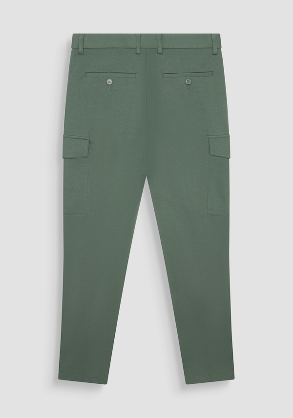 "BJORN" COTTON BLEND SKINNY FIT TROUSERS WITH LARGE POCKETS - Antony Morato Online Shop