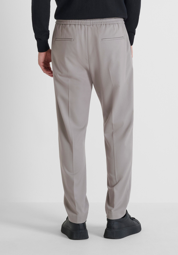 REGULAR FIT "NEIL" TROUSERS IN TWILL STRETCH VISCOSE BLEND - Antony Morato Online Shop