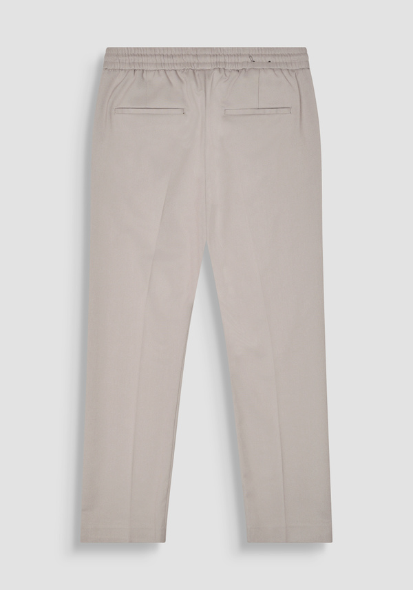 REGULAR FIT "NEIL" TROUSERS IN TWILL STRETCH VISCOSE BLEND - Antony Morato Online Shop