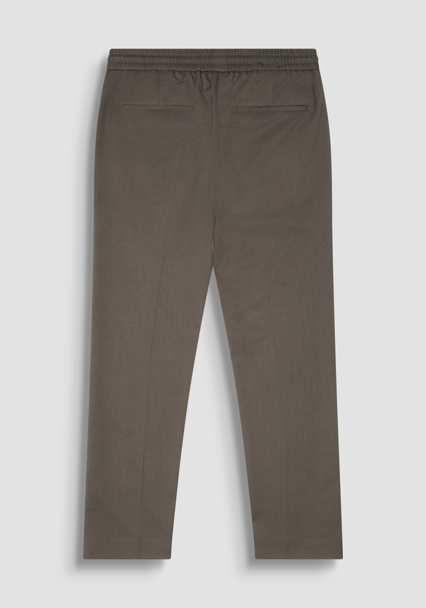 REGULAR FIT "NEIL" TROUSERS IN TWILL STRETCH VISCOSE BLEND - Antony Morato Online Shop