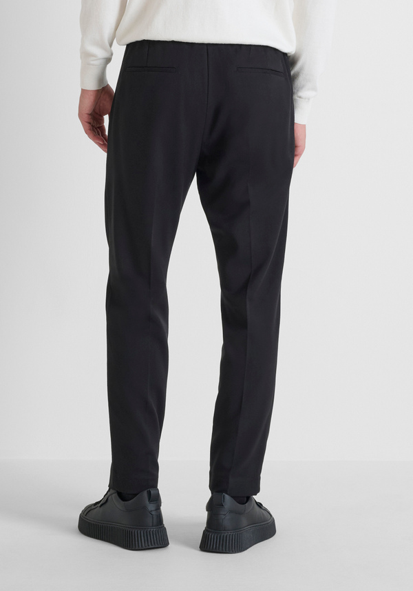 REGULAR FIT "NEIL" TROUSERS IN TWILL STRETCH VISCOSE BLEND - Antony Morato Online Shop