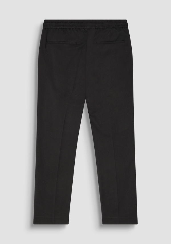 REGULAR FIT "NEIL" TROUSERS IN TWILL STRETCH VISCOSE BLEND - Antony Morato Online Shop