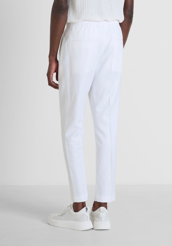 PANTALONI REGULAR FIT "NEIL" IN MISTO LINO - Antony Morato Online Shop