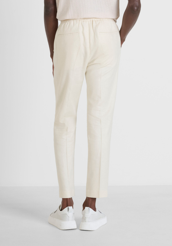 PANTALONI REGULAR FIT "NEIL" IN MISTO LINO - Antony Morato Online Shop