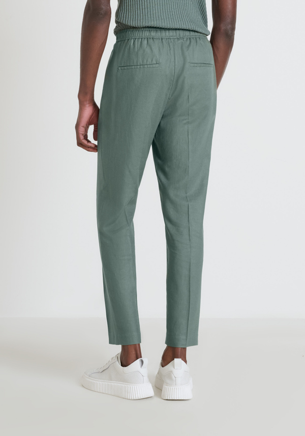 PANTALÓN REGULAR FIT «NEIL» EN MEZCLA DE LINO - Antony Morato Online Shop