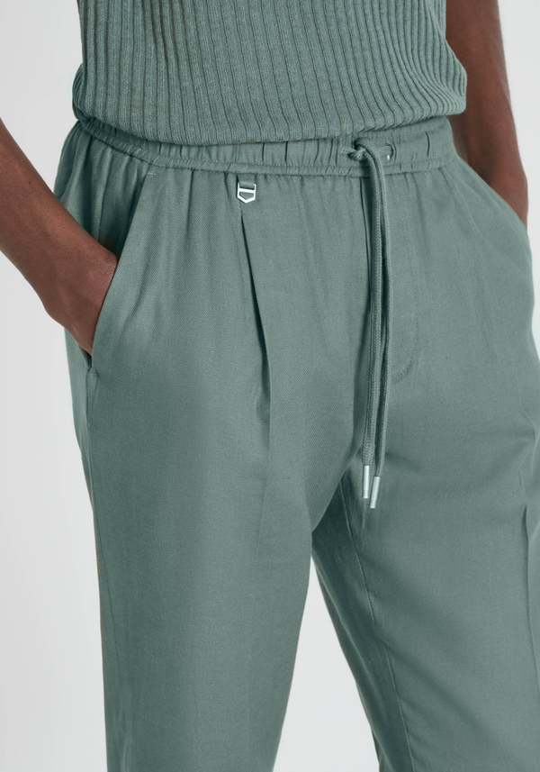 PANTALÓN REGULAR FIT «NEIL» EN MEZCLA DE LINO - Antony Morato Online Shop