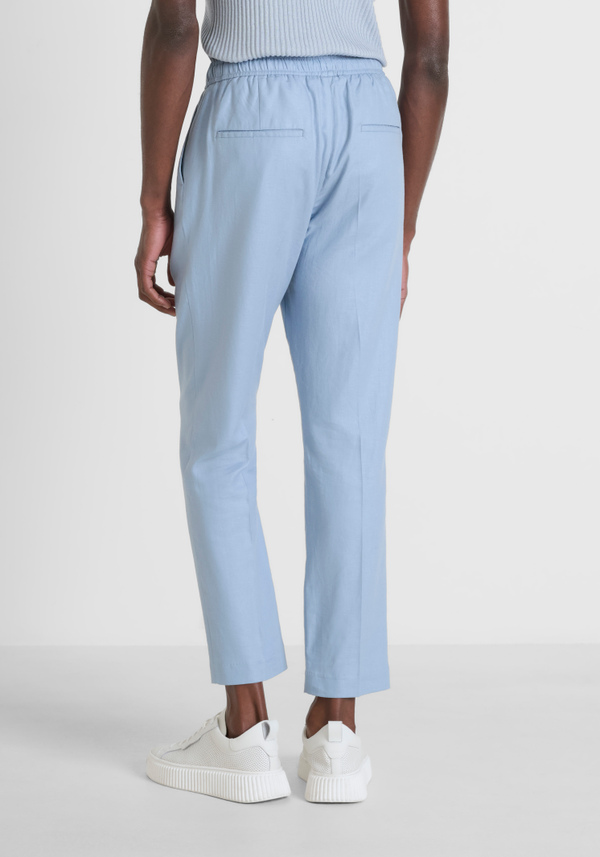 PANTALÓN REGULAR FIT «NEIL» EN MEZCLA DE LINO - Antony Morato Online Shop