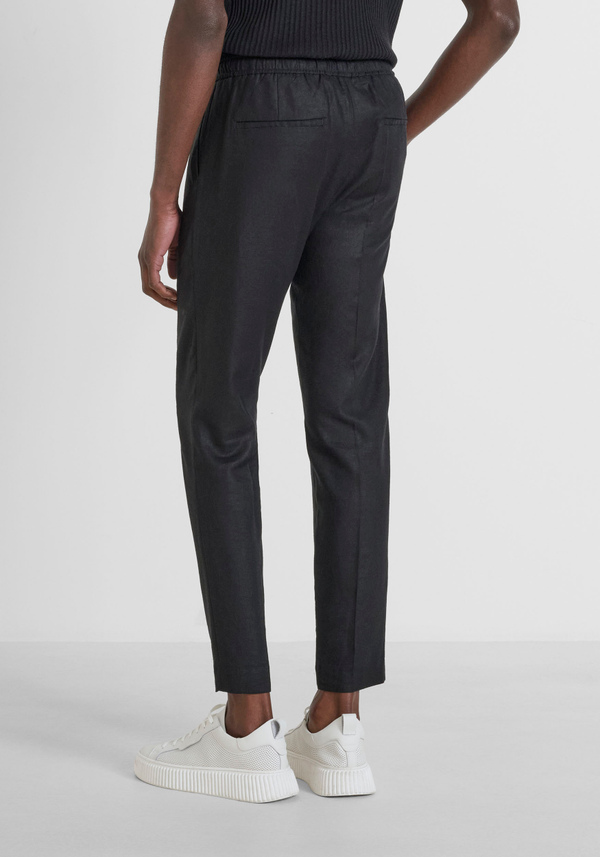 PANTALONI REGULAR FIT "NEIL" IN MISTO LINO - Antony Morato Online Shop
