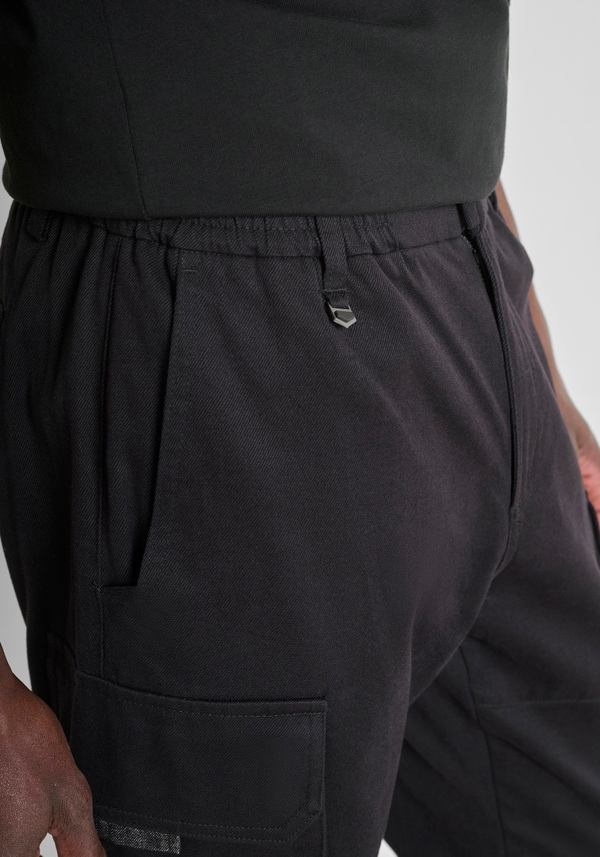 REGULAR FIT "ELTON" CARGO STYLE TROUSERS IN COTTON BLEND - Antony Morato Online Shop
