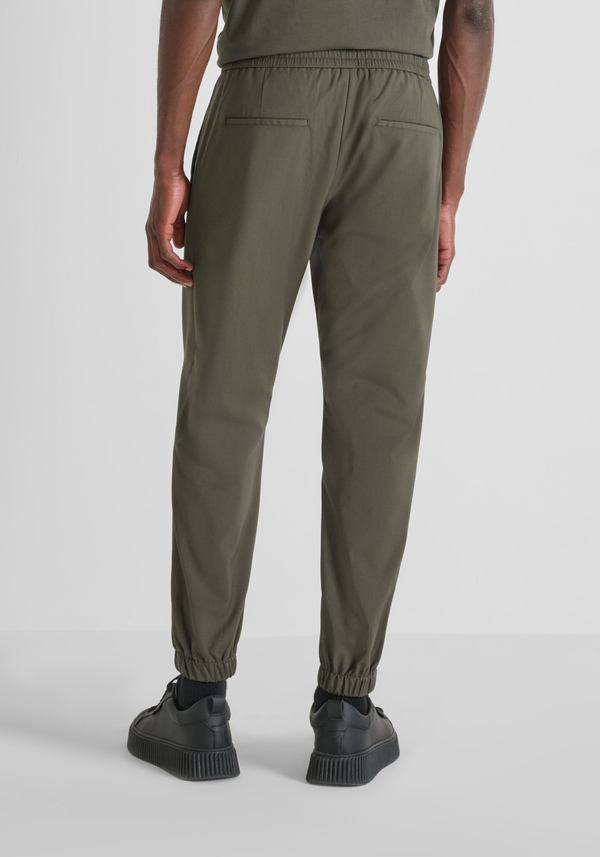 REGULAR FIT "NATE" TROUSERS IN STRETCH VISCOSE BLEND - Antony Morato Online Shop