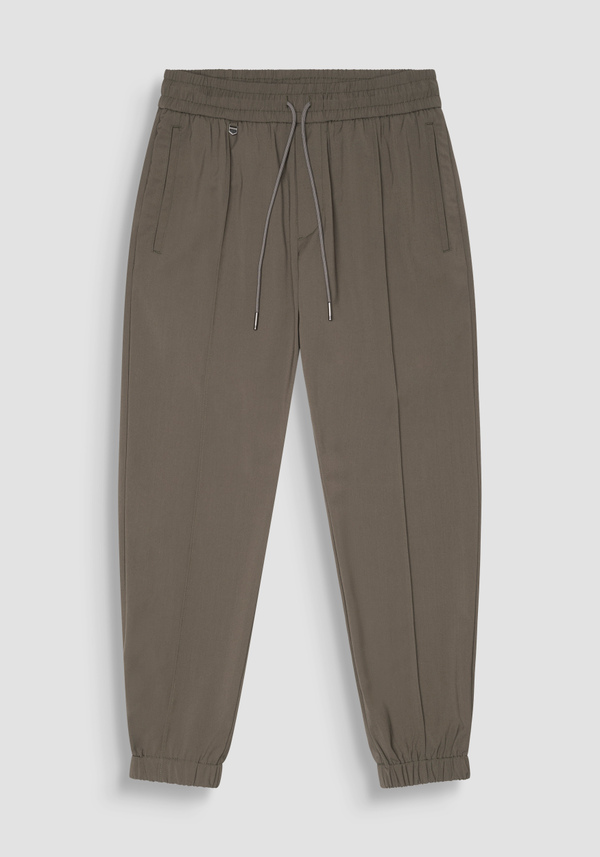 REGULAR FIT "NATE" TROUSERS IN STRETCH VISCOSE BLEND - Antony Morato Online Shop