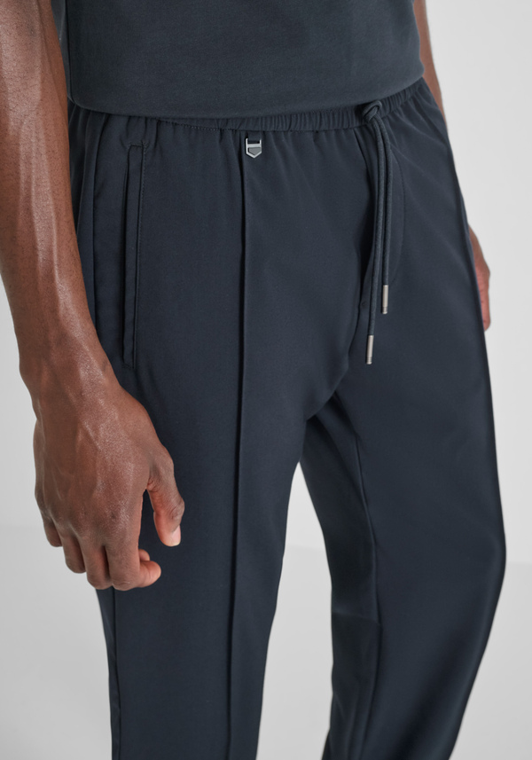 REGULAR FIT "NATE" TROUSERS IN STRETCH VISCOSE BLEND - Antony Morato Online Shop
