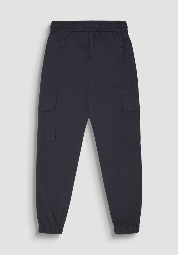 REGULAR FIT "EDWARD" TROUSERS IN STRETCH VISCOSE - Antony Morato Online Shop