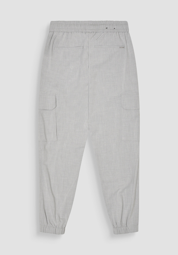 REGULAR FIT "EDWARD" TROUSERS IN STRETCH VISCOSE - Antony Morato Online Shop