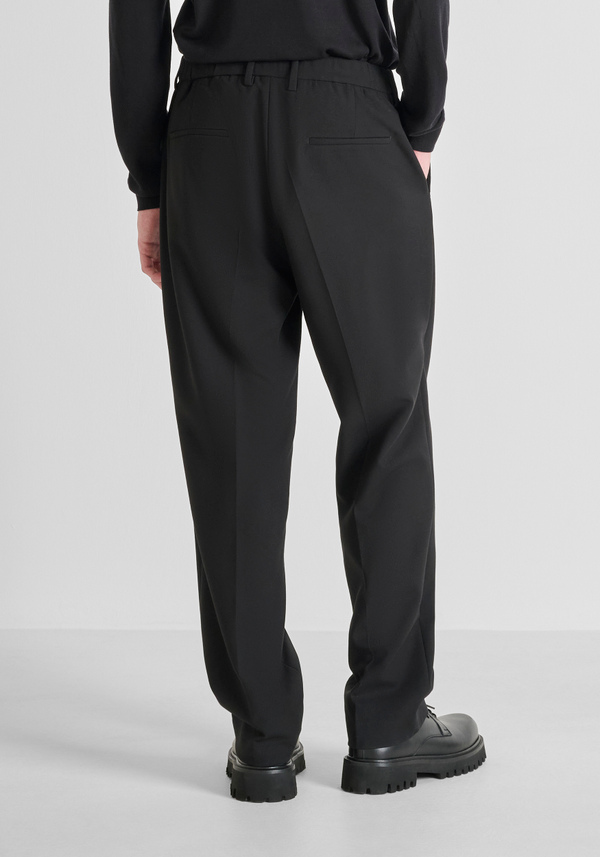 "EVAN" RELAXED FIT TROUSERS WOOL BLEND - Antony Morato Online Shop