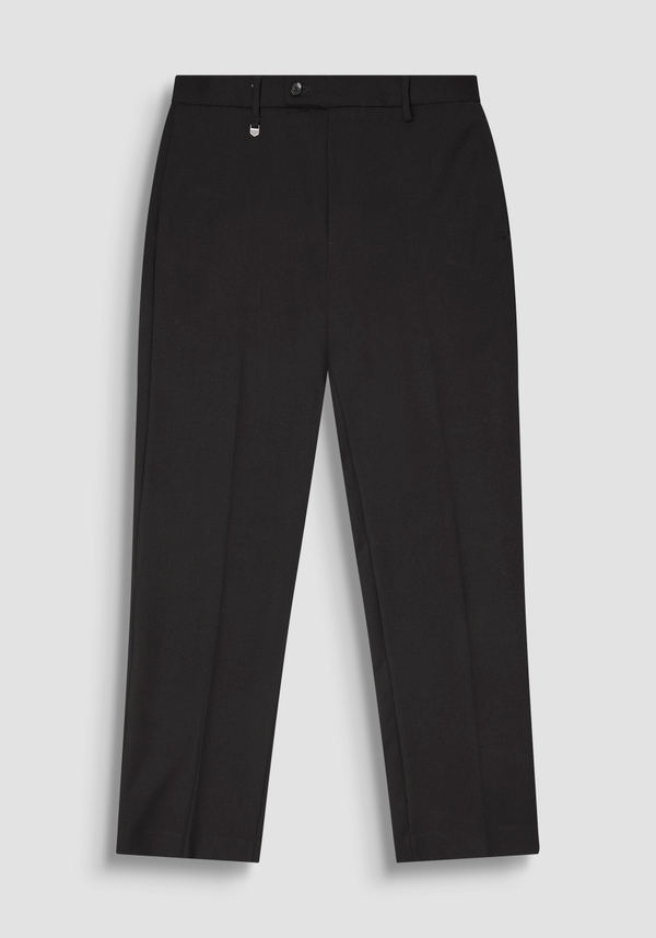 "EVAN" RELAXED FIT TROUSERS WOOL BLEND - Antony Morato Online Shop