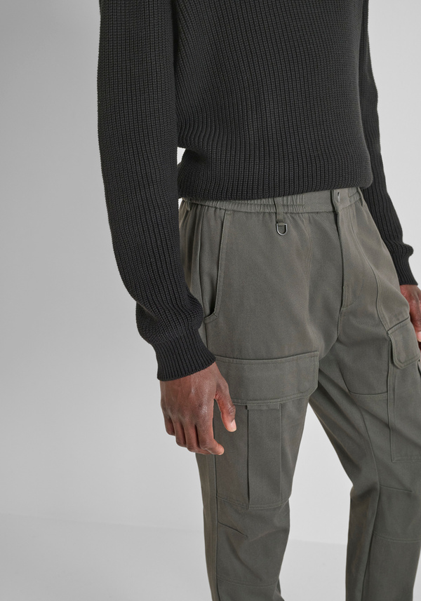 COTTON BLEND REGULAR FIT TROUSERS "ADRIAN" - Antony Morato Online Shop