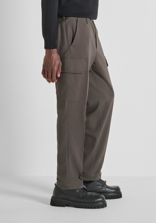 REGULAR FIT TROUSERS "MAX" STRETCH VISCOSE - Antony Morato Online Shop
