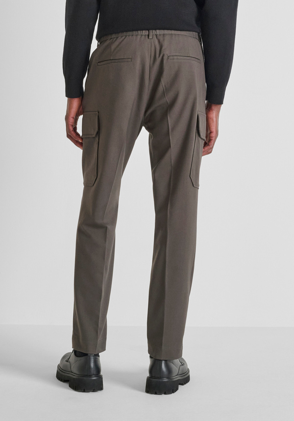 REGULAR FIT TROUSERS "MAX" STRETCH VISCOSE - Antony Morato Online Shop