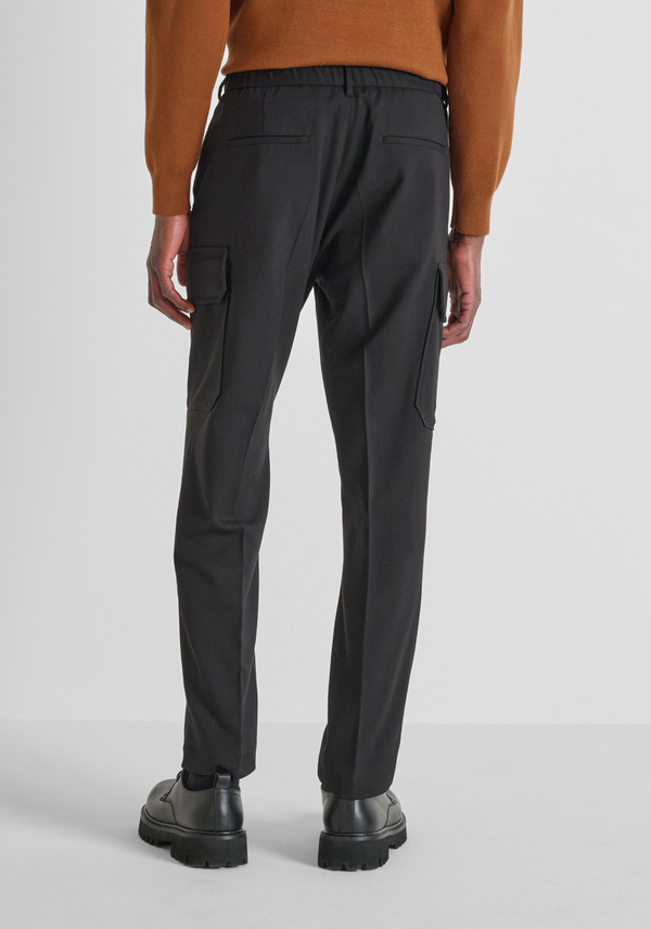 REGULAR FIT TROUSERS "MAX" STRETCH VISCOSE - Antony Morato Online Shop